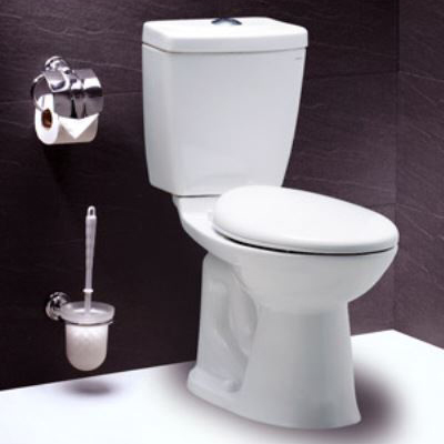 Bồn cầu hai khối Caesar CDS1325 ( màu trắng)
