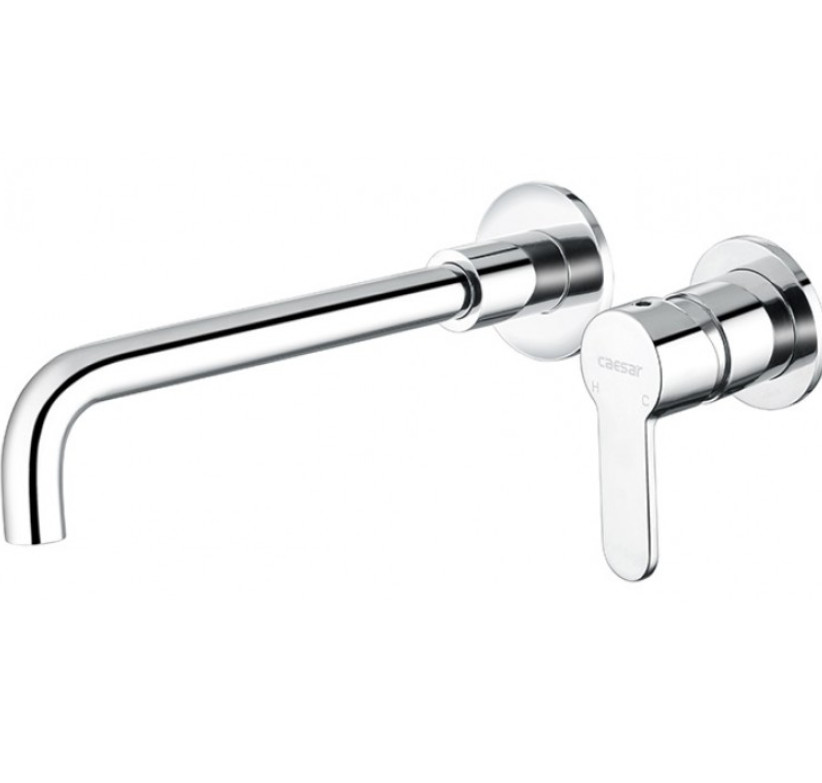 Vòi Lavabo Gắn Tường Caesar B308C Nóng Lạnh