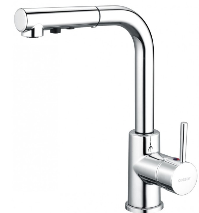 Vòi Rửa Chén Caesar K915C Rút Dây Nóng Lạnh