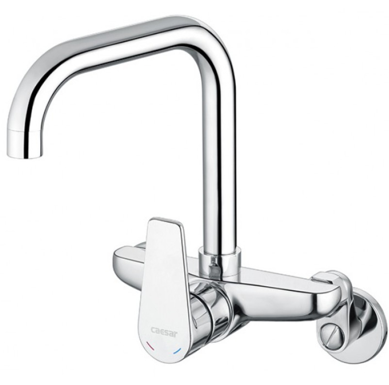 Vòi Bếp Caesar K535C Gắn Tường Nóng Lạnh
