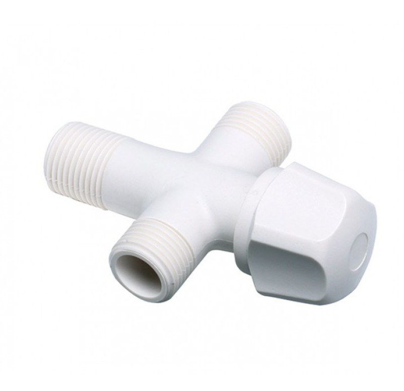 Van T Chia Nước Caesar BF427P (Ø21) Nhựa