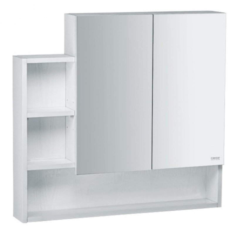 Tủ Gương Treo Phòng Tắm CAESAR EM0180V Màu Trắng