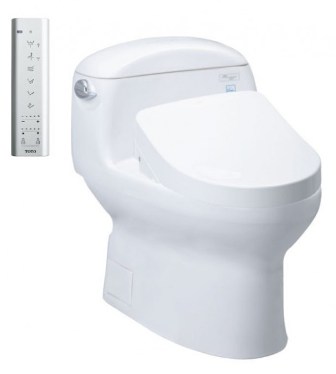 Bồn Cầu Điện Tử TOTO MS914CW12 (MS914CRW12) Nắp Washlet Giấu Dây