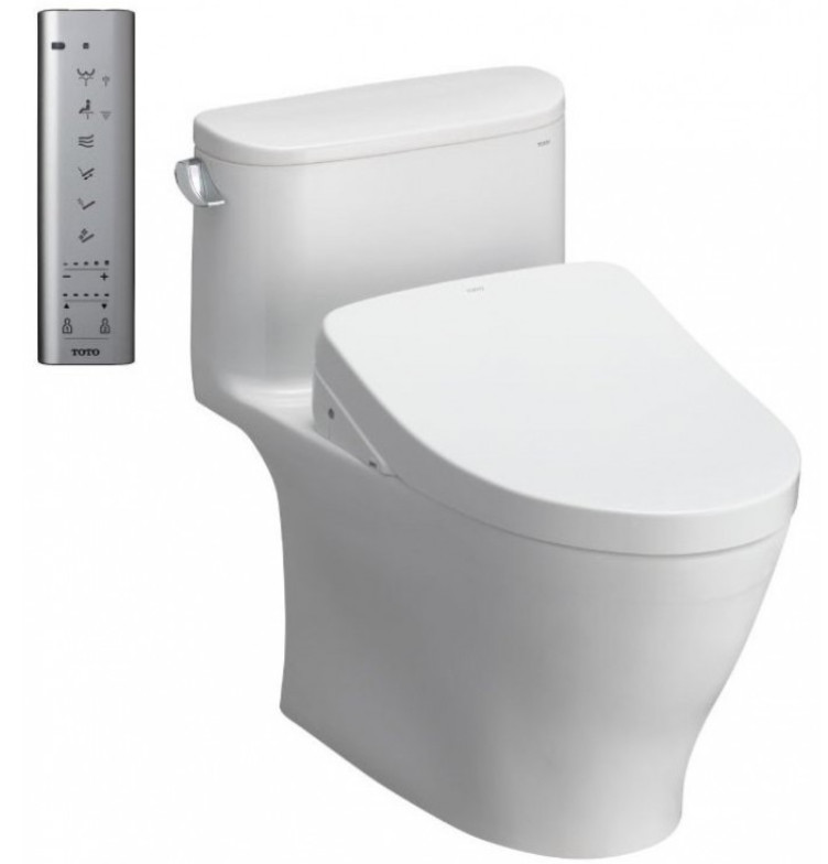 Bồn Cầu Điện Tử TOTO MS887CRW12 (MS887CW12) Nắp Tự Động Đóng Mở