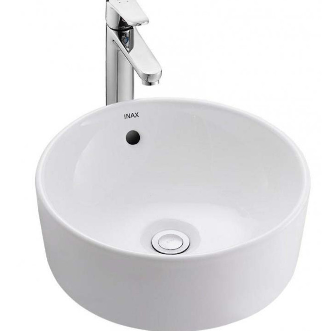 Chậu Rửa Lavabo Inax L-295V Đặt Bàn Tròn