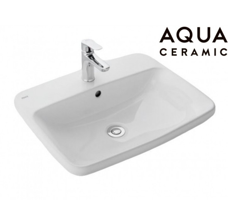 Chậu Rửa Lavabo Inax AL-2398V Dương Vành AquaCeramic