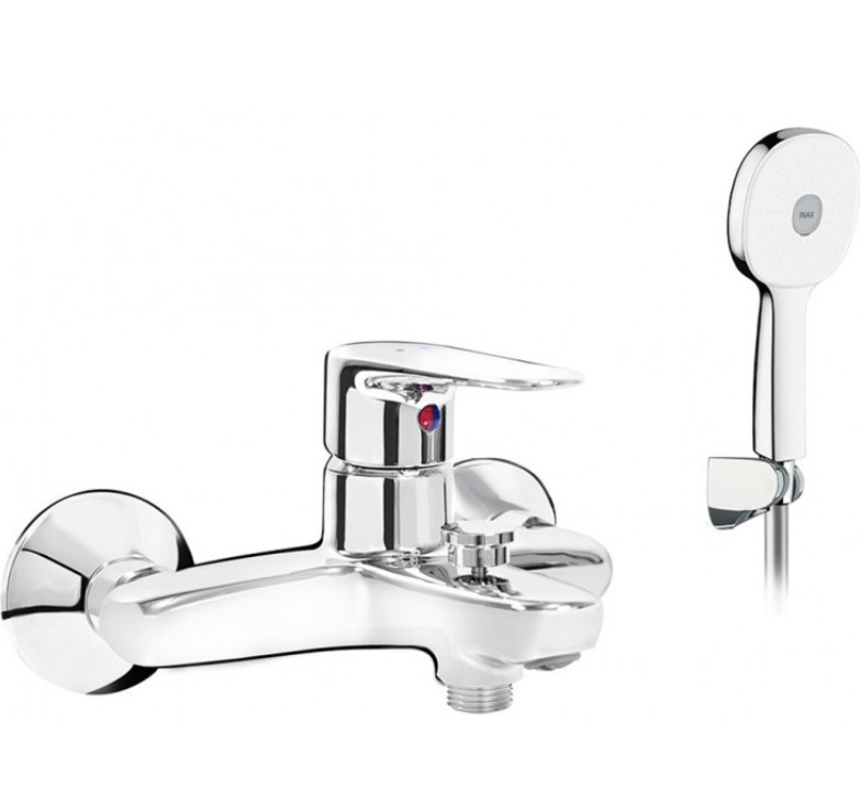 Vòi Sen Tắm Nóng Lạnh Inax BFV-1113S-8C Tay Sen Tăng Áp