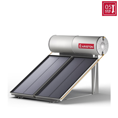 Máy năng lượng Ariston tấm phẳng đôi 200L mái bằng