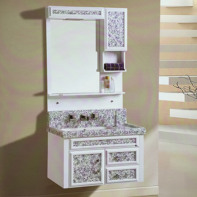 Bộ tủ chậu Sáng Tạo PVC 841-1