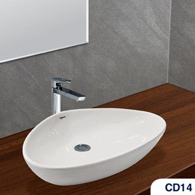 Chậu rửa lavabo dương bàn Viglacera CD14