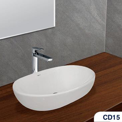 Chậu rửa lavabo dương bàn Viglacera CD15