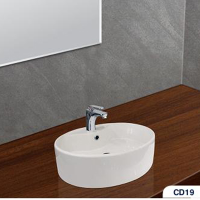 Chậu rửa lavabo dương bàn Viglacera CD19