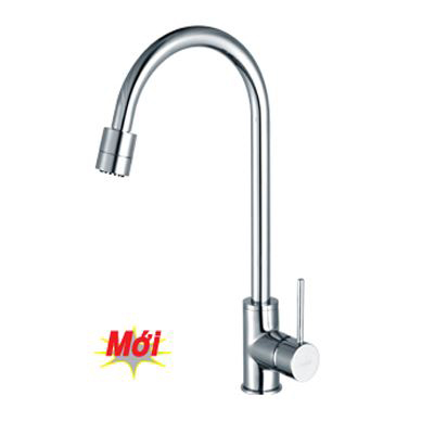 Vòi bếp nóng lạnh 3 chế độ gắn chậu Caesar K325C -