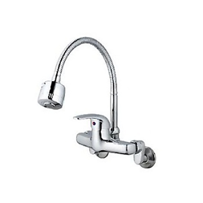Vòi rửa bát nóng lạnh gắn tường Caesar K526C -