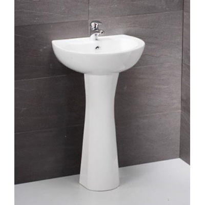 Chậu rửa chân đứng Caesar L2150+P2445