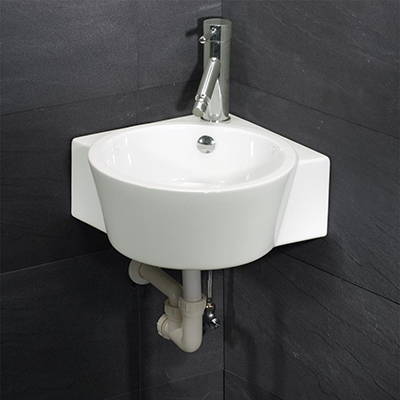 Chậu lavabo treo góc tường Caesar LF5238