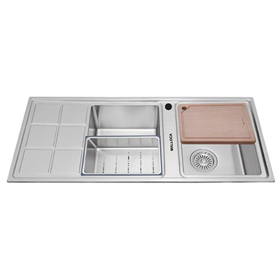 Chậu rửa bát 2 hố MALLOCA MS-8815L