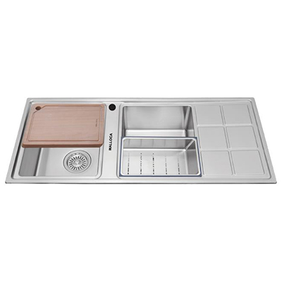 Chậu rửa bát 2 hố MALLOCA MS-8815R