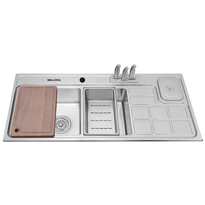Chậu rửa bát 2 hố MALLOCA MS-8817