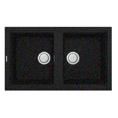 Chậu rửa bát 2 hố MALLOCA NERO-K-45040