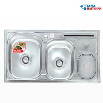 Chậu rửa bát hai hố Rossi Tân Á TP 40