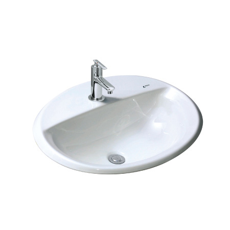 Chậu lavabo bán âm bàn inax AL-2395V