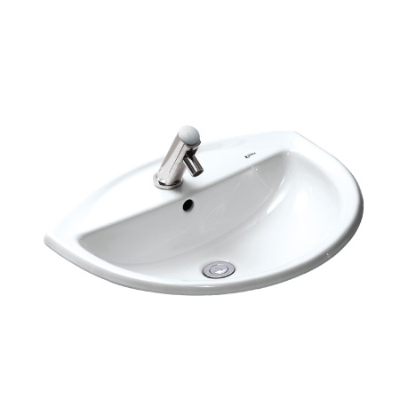 Chậu lavabo âm bàn đá inax L-2396V