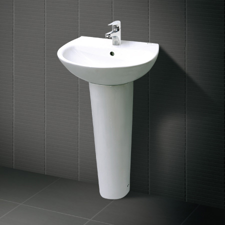 Chậu lavabo chân dài inax GL-285V & L-288VD